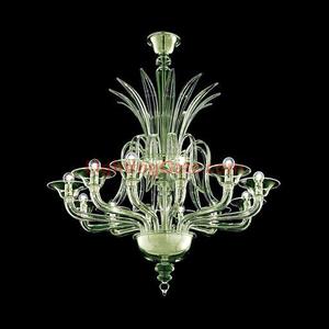 Odile 5307 12 Chandelier in Glass, by Barovier&Toso