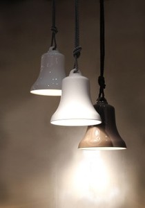 Glass BELL pendant lamp