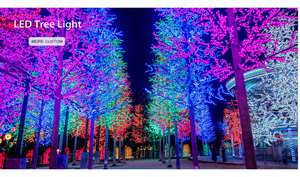 Christmas light tree